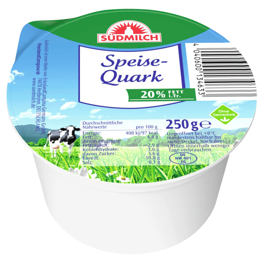 Südmilch Speisequark 20% Fett 250g